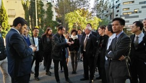 Explanation by the leader of the superblock development project in the citiy of Barcelona