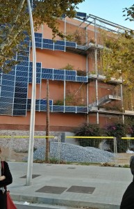 Installation of solar panels for the fulfillment of electric energy in one of the apartment buildings